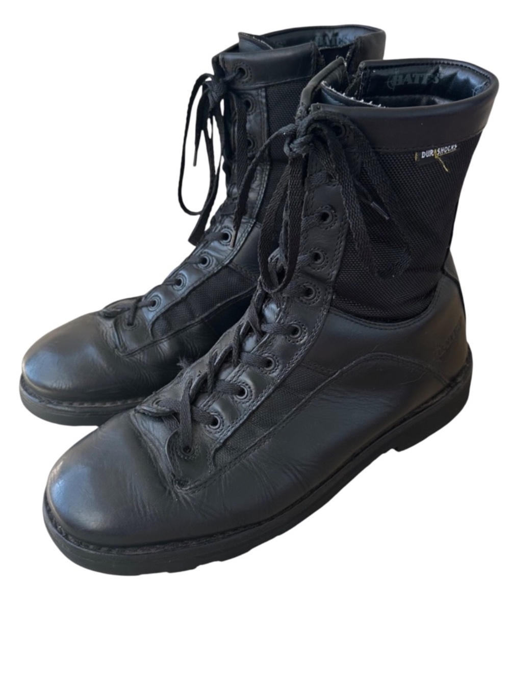 Bates Durashocks 8″ Boots Tactical Moto Biker Military Mens Sz 11 Black Leather